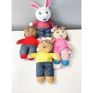 Arthur PBS Kids Stuffed Plush - Arthur and Friends Set Of 4 -‎ 8"